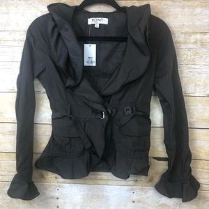🛍 Romy brown Jocelyn jacket NWT